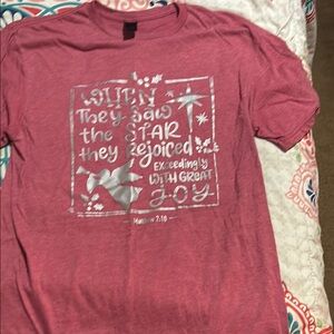 Red  Shirt with Joyful Star Design